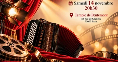 Concert: « l&rsquo;Accordéon fait son cinéma », le14 novembre 2026